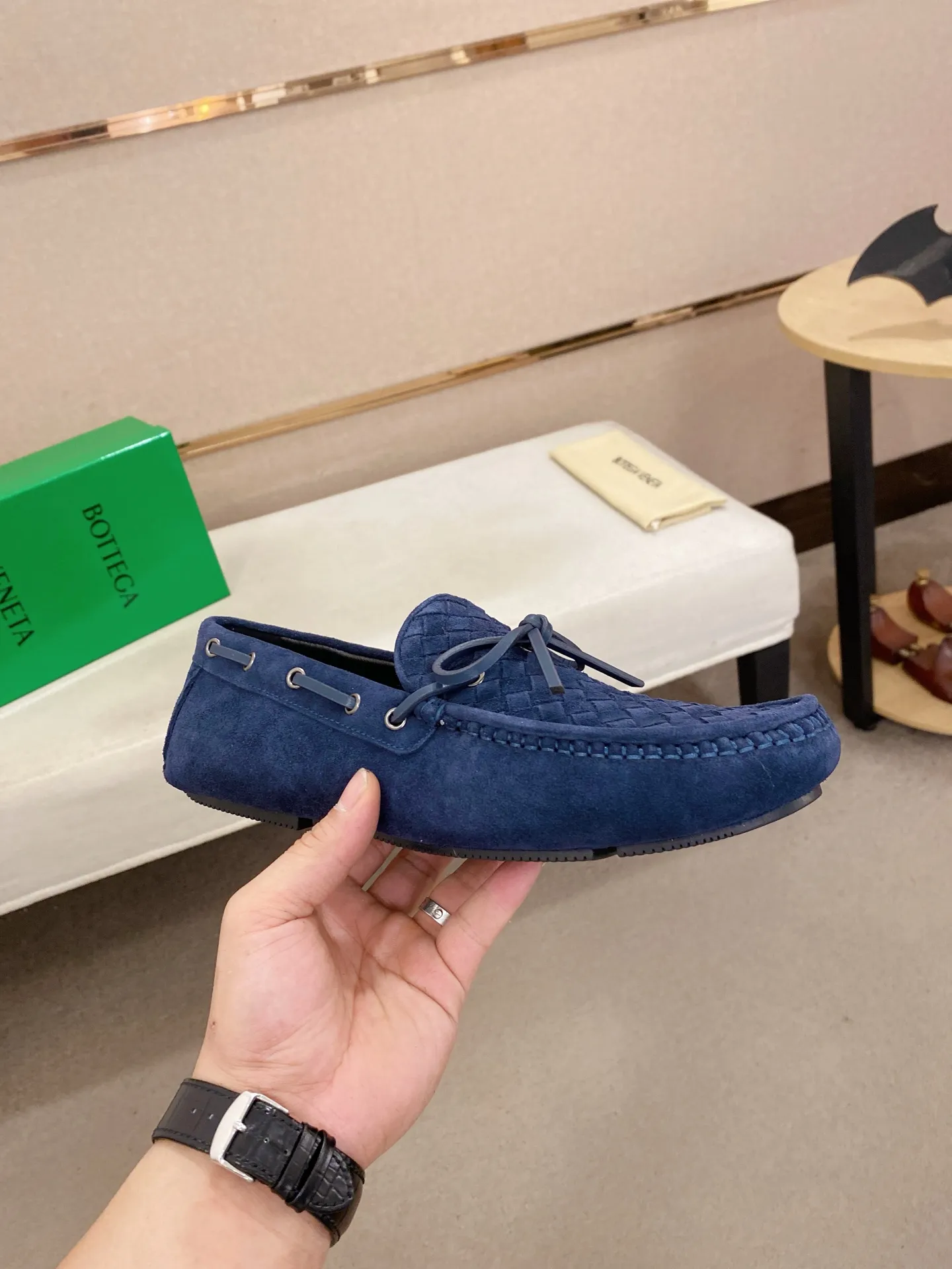 Men's shoes 💰 400💰 (Niu Li + Niu Pad) [BV] latest hot style‼ ️Casual men's shoes, uppers imported deer pattern first-layer cowhide ➕Full imported cowhide lining✔️Exquisite workmanship, excellent foot feel, special rubber soles✔️, cool and fashionable, the latest fashion, fashionable outsole, hurry up. Code number: 38-44 (can be customized to 37.45, non-refundable)